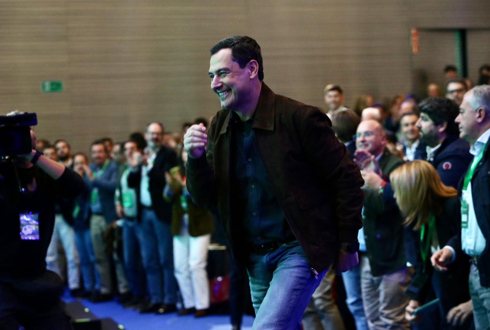 Congreso autonómico del PP de Andalucía: Juanma Moreno, reelegido presidente del PP-A con el 99,95% de los votos