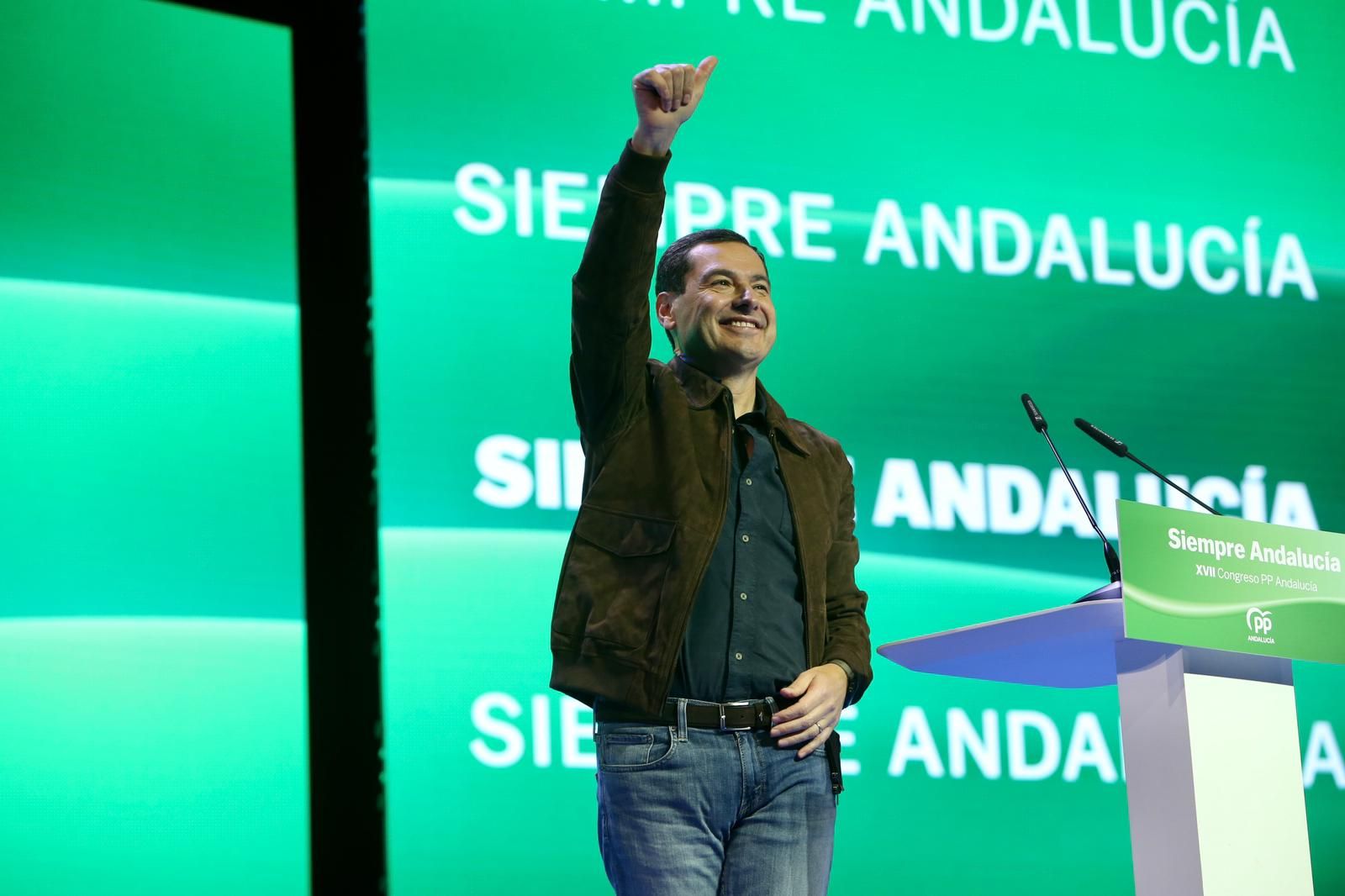 Congreso autonómico del PP de Andalucía: Juanma Moreno, reelegido presidente del PP-A con el 99,95% de los votos