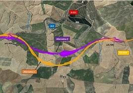 La Cuesta del Espino de Córdoba tendrá sólo un carril por sentido en gran parte de la obra de su nueva variante