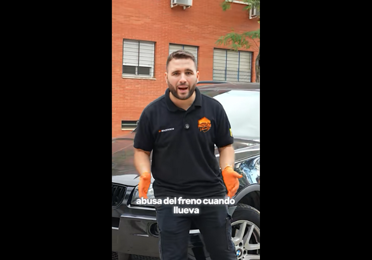 Juan José, mecánico, avisa de que abusar de los frenos cuando llueva te puede salvar la vida