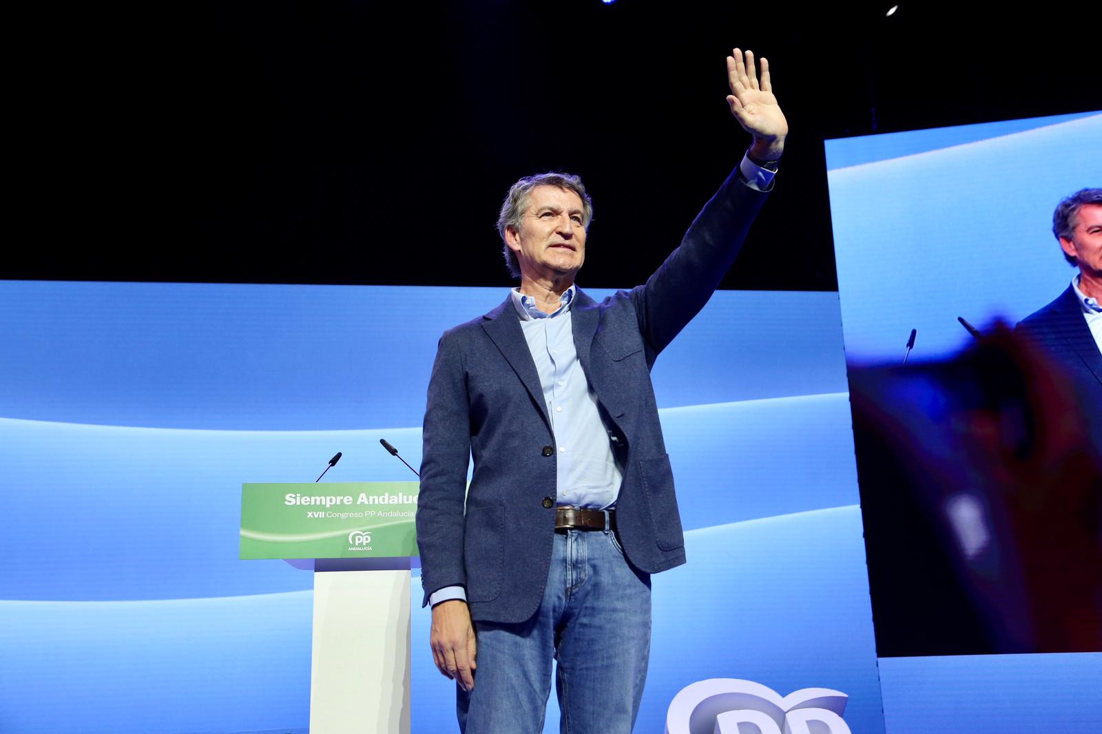 Clausura del XVII congreso del PP andaluz este domingo en Fibes