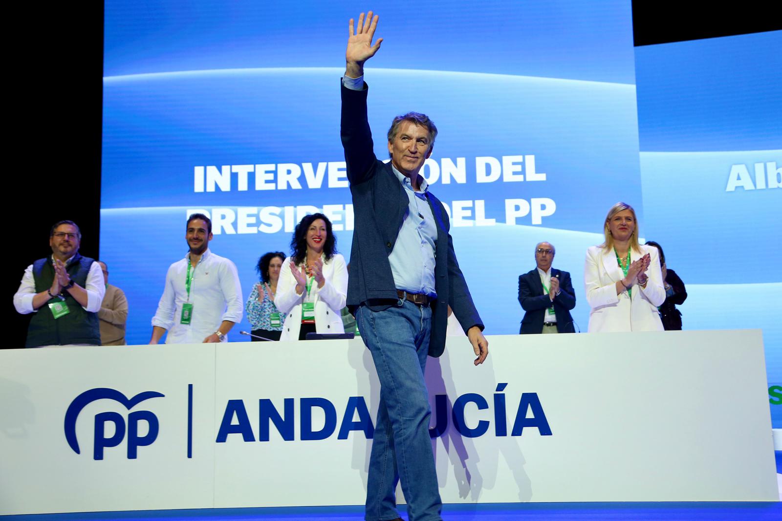 Clausura del XVII congreso del PP andaluz este domingo en Fibes