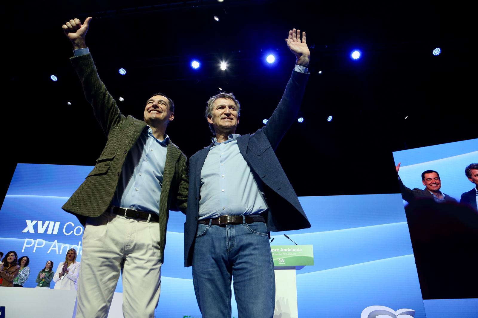 Clausura del XVII congreso del PP andaluz este domingo en Fibes
