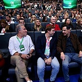 Elías Bendodo, Antonio Repullo, Juanma Moreno, Pilar Miranda y José Luis Sanz