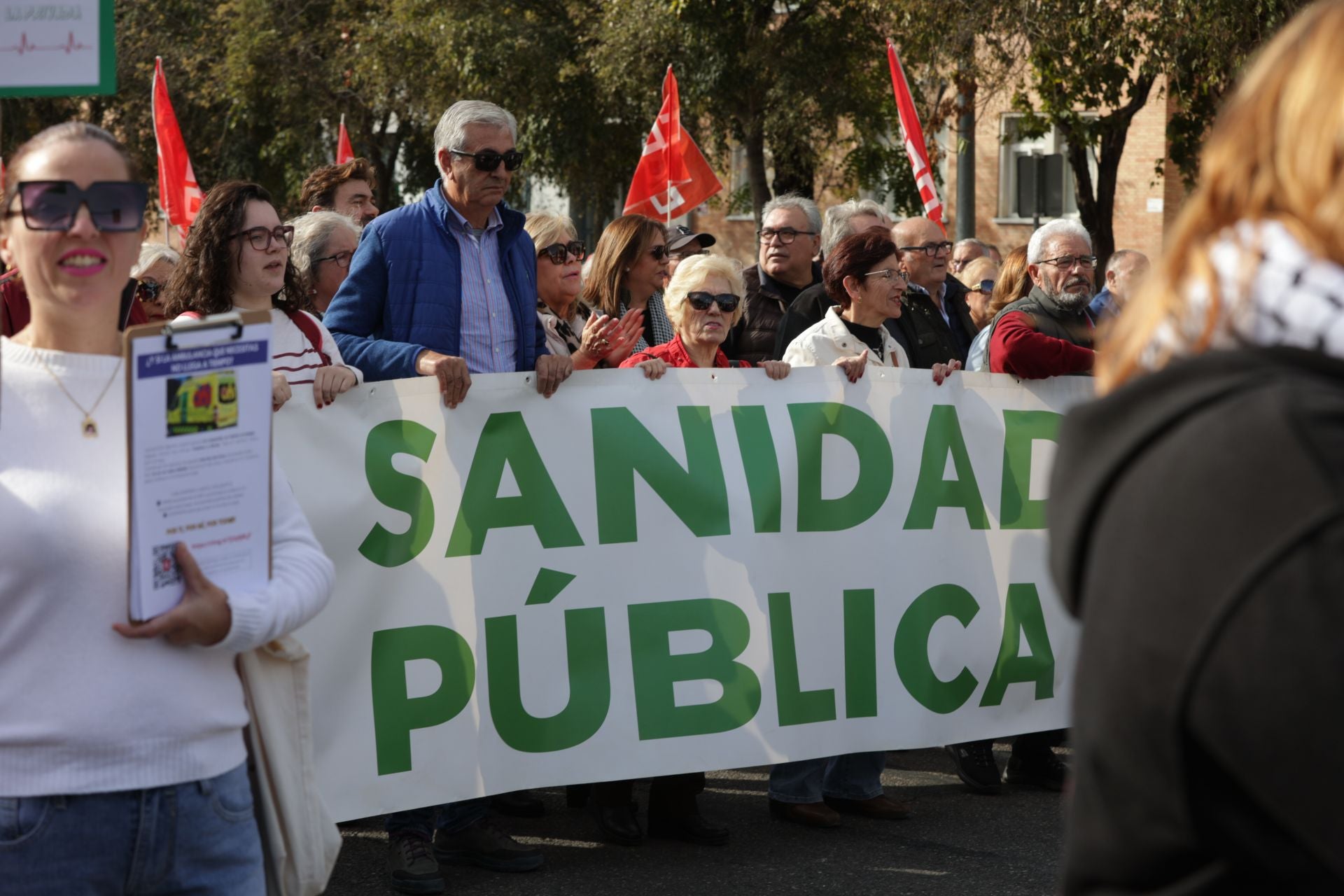 La manifestación por la sanidad pública en Córdoba, en imágenes