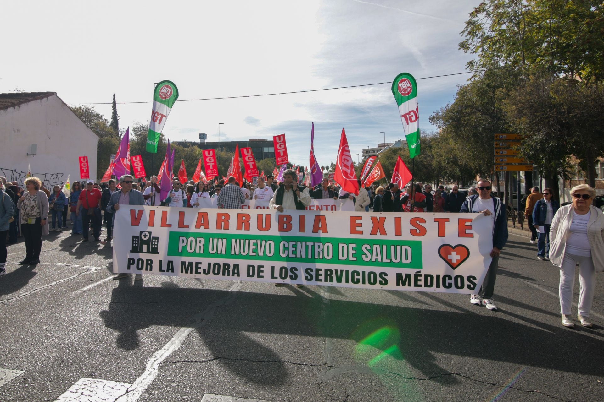 La manifestación por la sanidad pública en Córdoba, en imágenes