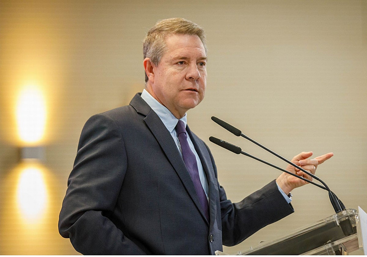 Emiliano García-Page, durante la inauguración de la Casa de Igualdad de Cuenca