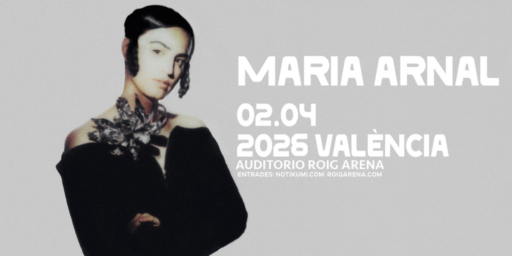 María Arnal actuará en el Auditorio Roig Arena el 2 de abril