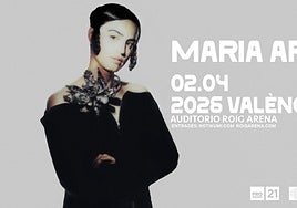 María Arnal actuará en el Auditorio Roig Arena el 2 de abril