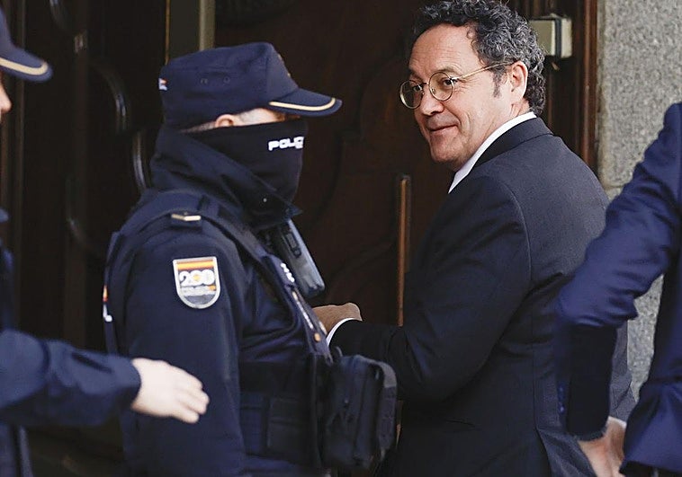 Álvaro García Ortiz, a su llegada este miércoles al Tribunal Supremo