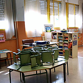 Suspendidas las clases presenciales en toda Canarias ante la borrasca Claudia