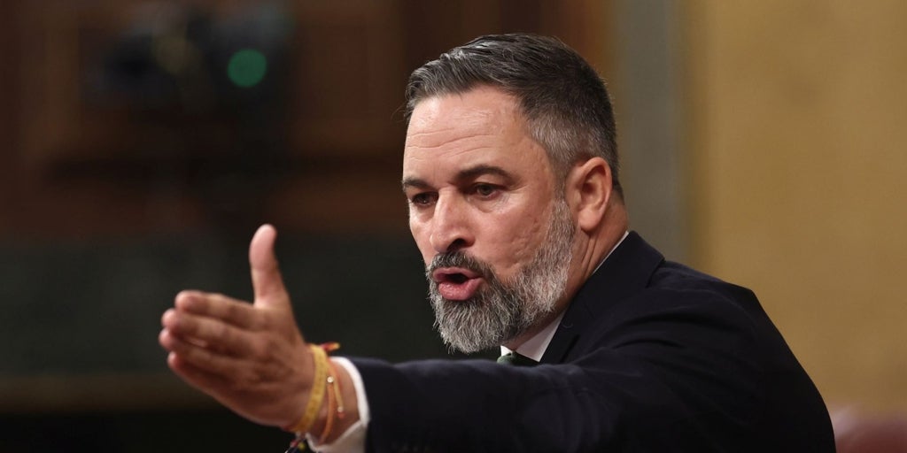 Abascal acusa al Gobierno de tener como «único objetivo» evitar que Sánchez «acabe en la cárcel»