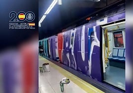 Golpe a la 'crew' de grafiteros de Halloween: 19 detenidos venidos de Francia disfrazados de monstruos