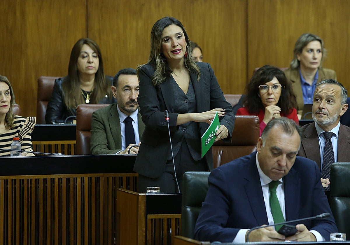 María Márquez, la portavoz parlamentaria del PSOE-A