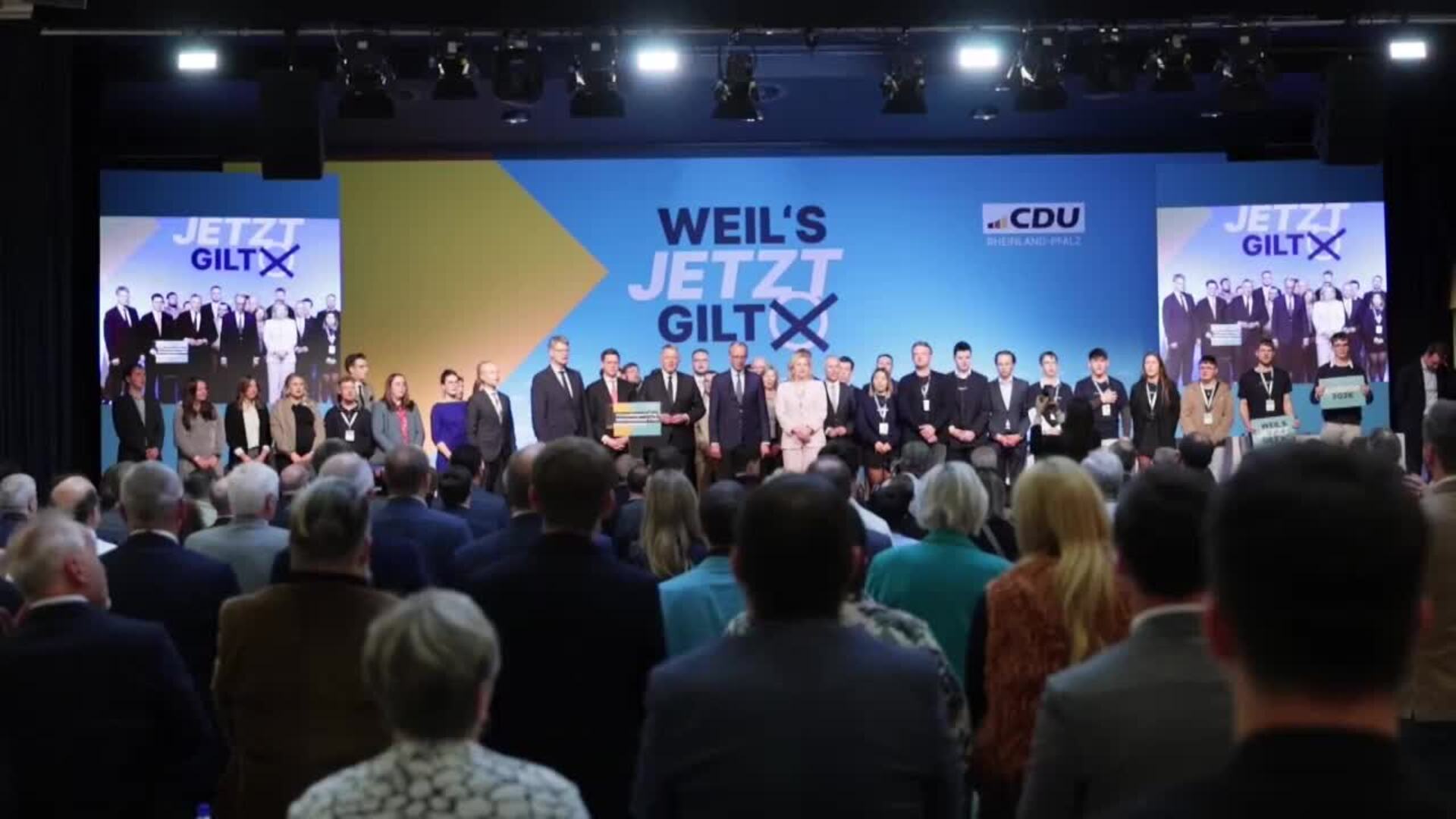 Merz pronuncia un discurso en el congreso de la CDU en el estado federado de Renania-Palatinado