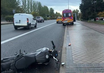 Muere un motorista de 31 años tras caer de su vehículo en la avenida de Andalucía de Madrid