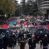 Blindaje inédito en la Castellana: «No ha habido algo igual ni en los partidos grandes de Champions»