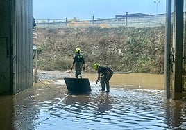 El paso de la borrasca Claudia también azota a El Arcángel