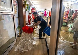 La borrasca Claudia castiga Huelva y provoca daños en carreteras