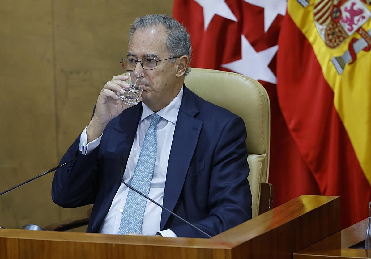 El presidente de la Asamblea de Madrid, Enrique Ossorio
