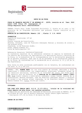 Imagen - Ábalos compró el bajo en julio de 2020, siendo ministro, junto a su entonces mujer. En 2022 se divorciaron y el extitular de Transportes se quedó el cien por cien de la propiedad