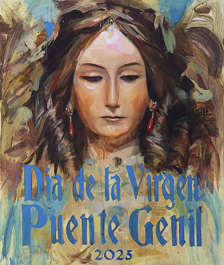 Cartel  de Jesús Berral Rejano del día de la Virgen 2025