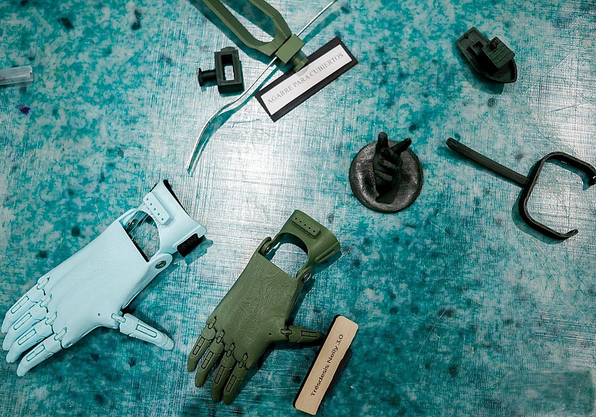 Prótesis producidas a partir de redes de pesca recicladas