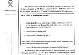 «Un puesto importante en ADIF»: el informe de la UCO sobre Cerdán revela las peticiones del PNV tras el triunfo de la moción de censura contra Rajoy en 2018