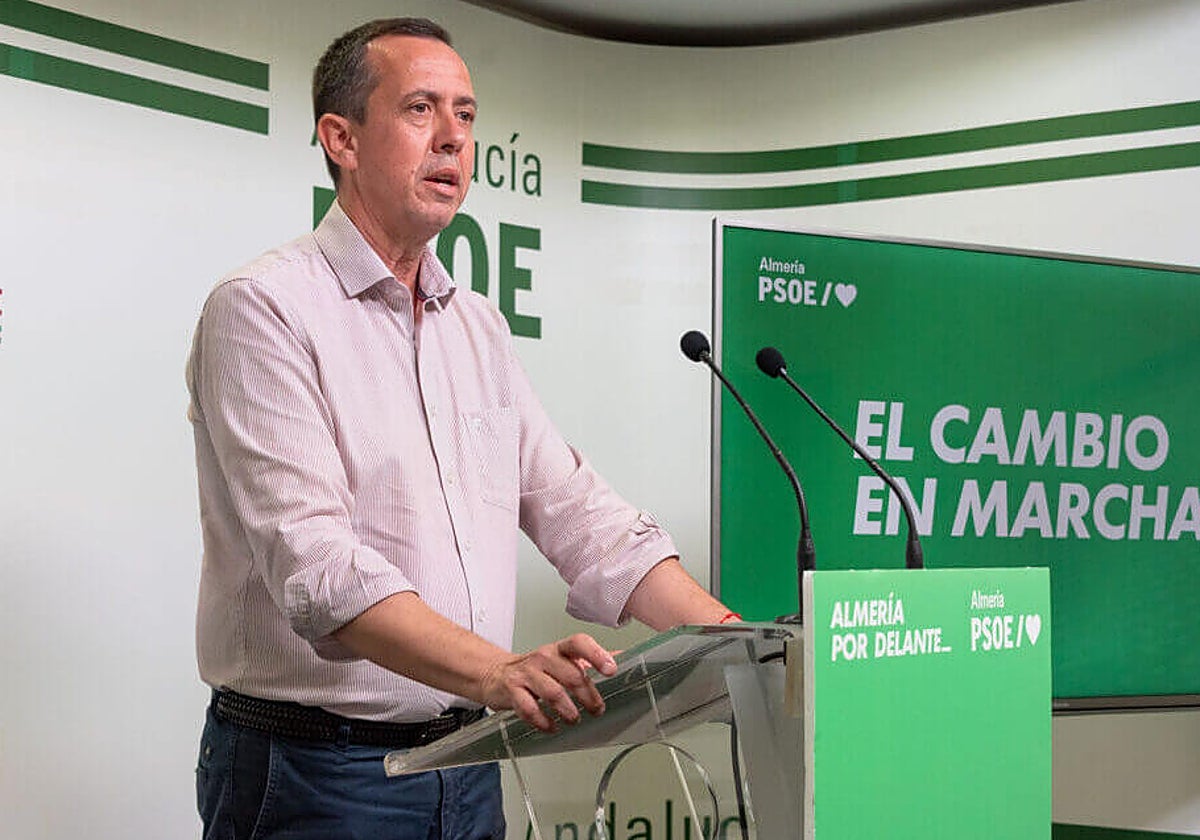 José María Martín, secretario General del PSOE de Almería