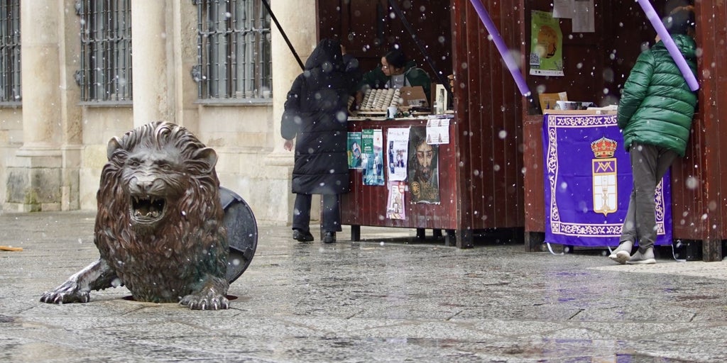 Avisos amarillos por nevadas para el jueves en León, Palencia y Burgos