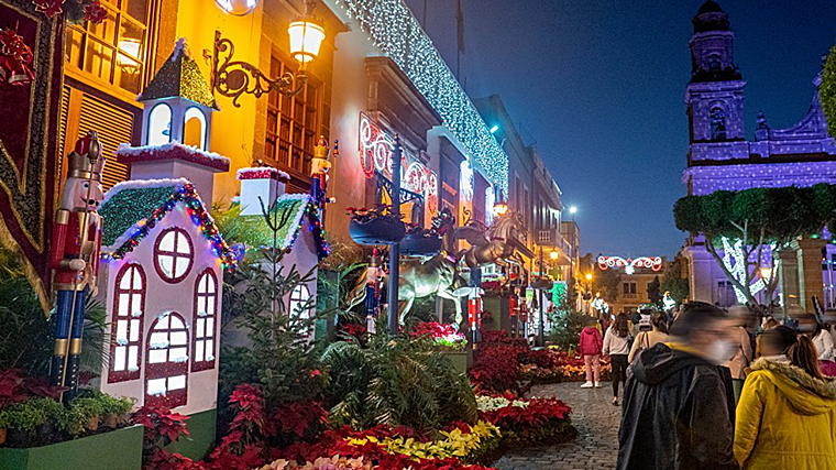 Navidad en Gáldar en foto de archvio