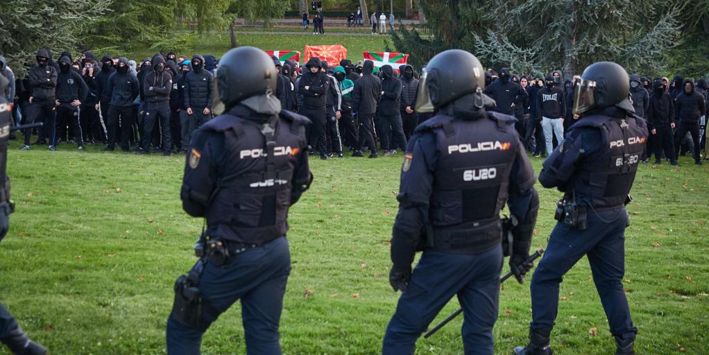 Cuatro detenidos por los disturbios en Pamplona relacionados con el acto de Vito Quiles
