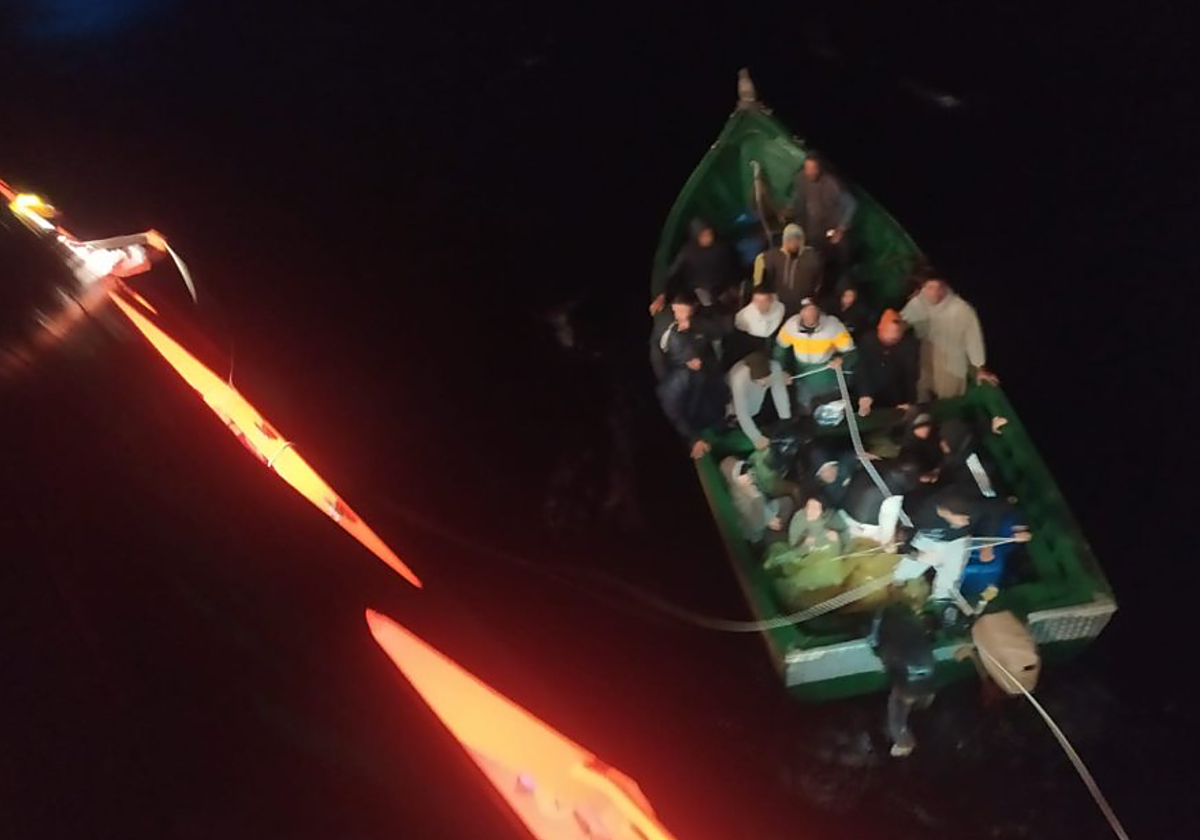 Patera localizada ala sur de Gran Canaria