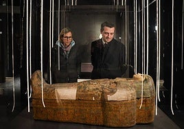 Arranca el montaje del viaje inmersivo a la infancia en el Antiguo Egipto en la Sala Orive