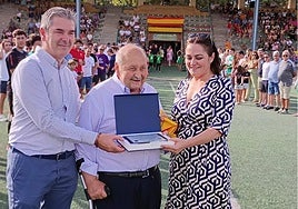 Pedro Durán deja la presidencia del Club de Fútbol Almaguer después de medio siglo