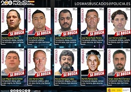 'El Pantoja', Juan Herrera, José María Pavón y 'el Yeyo': estos son los fugitivos andaluces más buscados por la Policía Nacional
