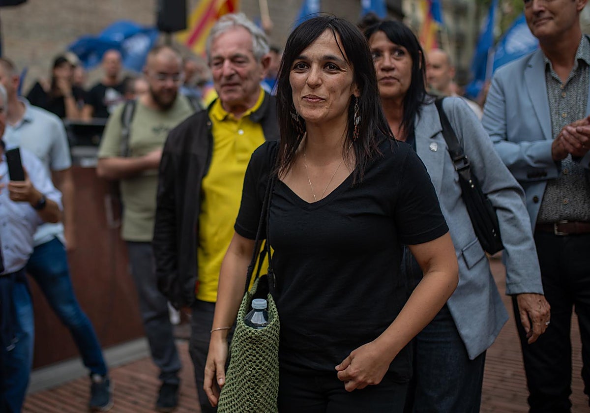 Sílvia Orriols, durante la pasada Diada del 11 de septiembre