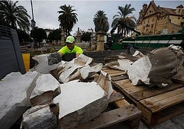 El Ayuntamiento aprueba dos años después la restauración del triunfo de San Rafael en el 'Alpargate'