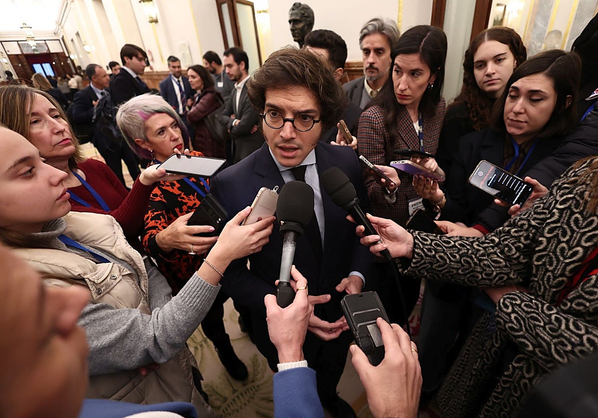 José María Figaredo, este miércoles en el Congreso