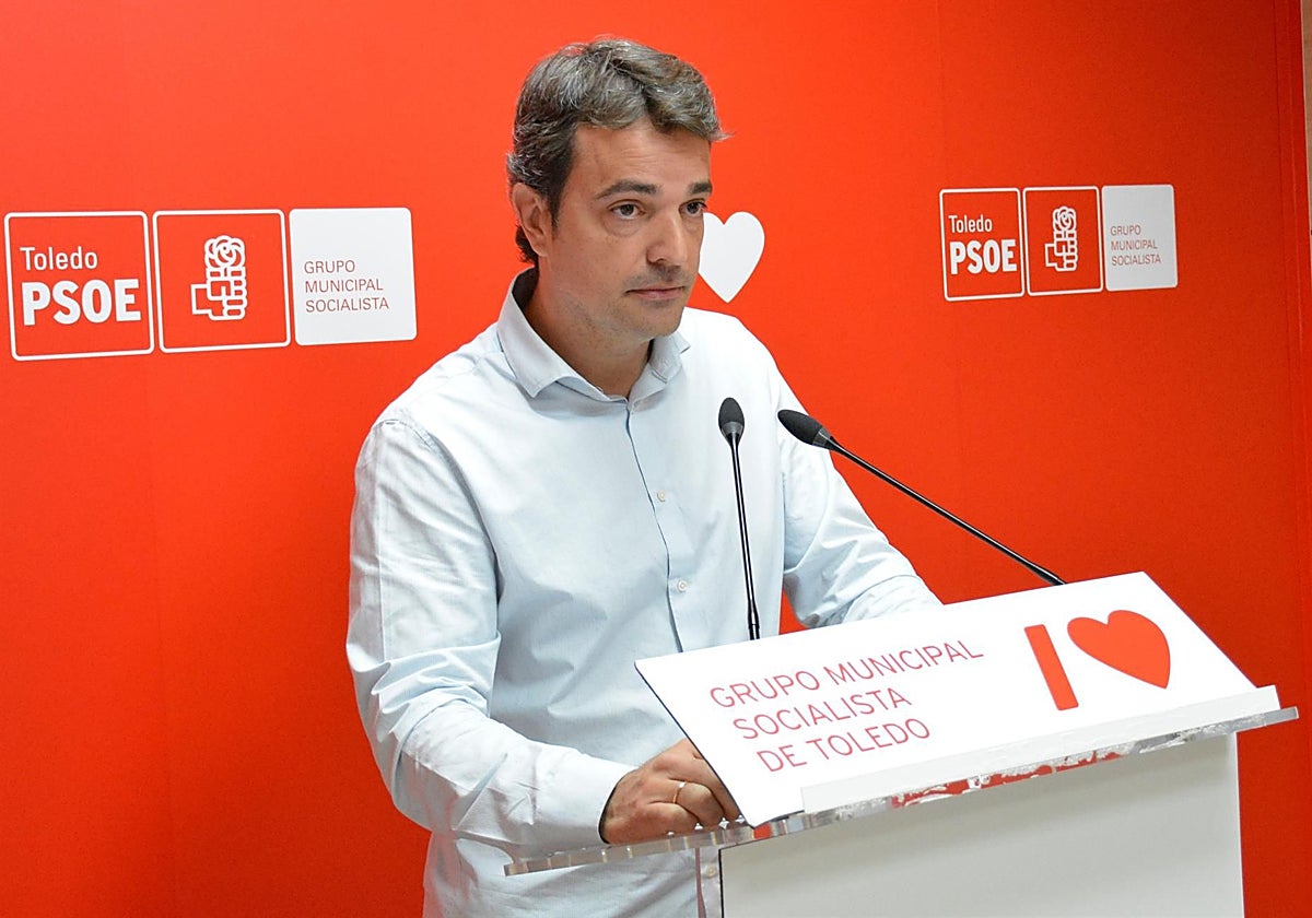 Pablo García, viceportavoz socialista en el Ayuntamiento de Toledo