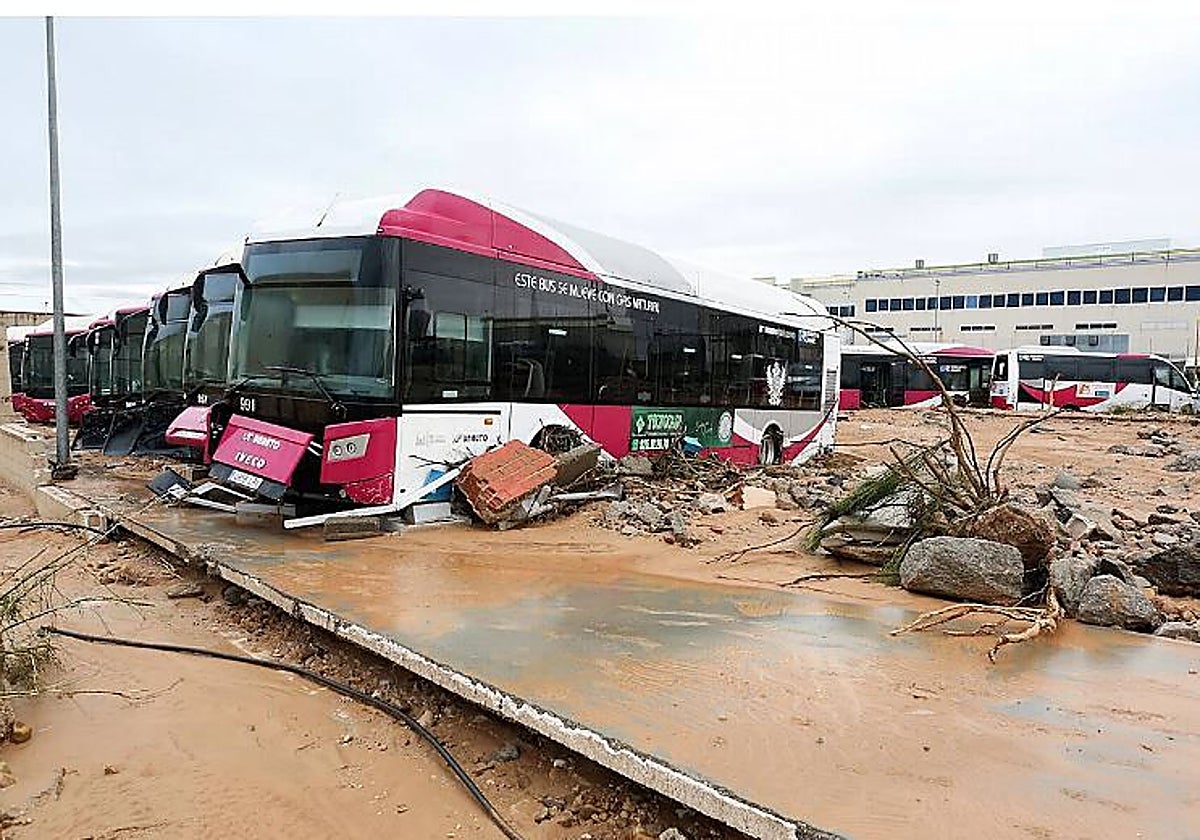 Autobuses destrazados