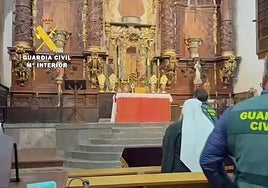 Así ha sido la 'Operación Belorado': un San Antonio de Padua del siglo XVII, entre las obras incautadas