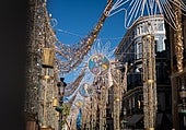 Luces de Navidad en Málaga: a qué hora es el encendido, calles iluminadas y pases del espectáculo de la calle Larios
