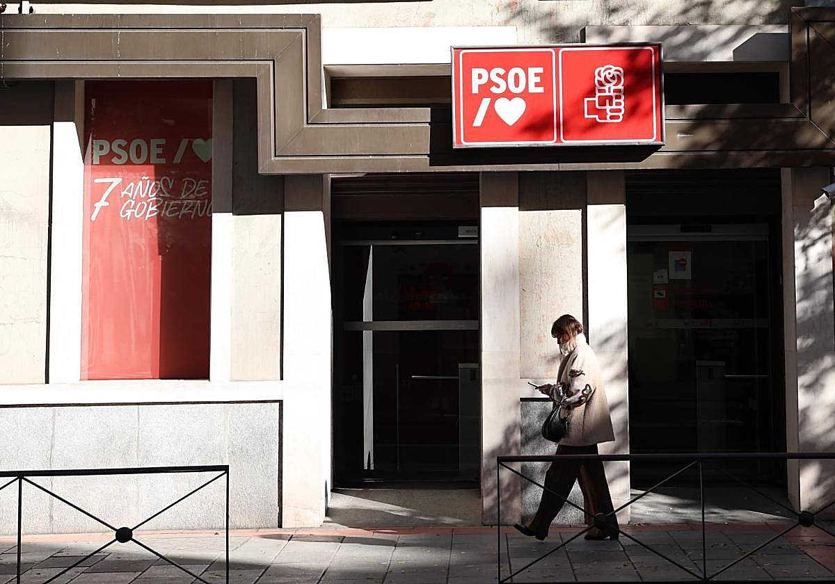 Sede del PSOE, en la calle Ferraz