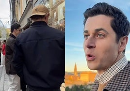 El actor y productor estadounidense David Henrie en Toledo esta semana