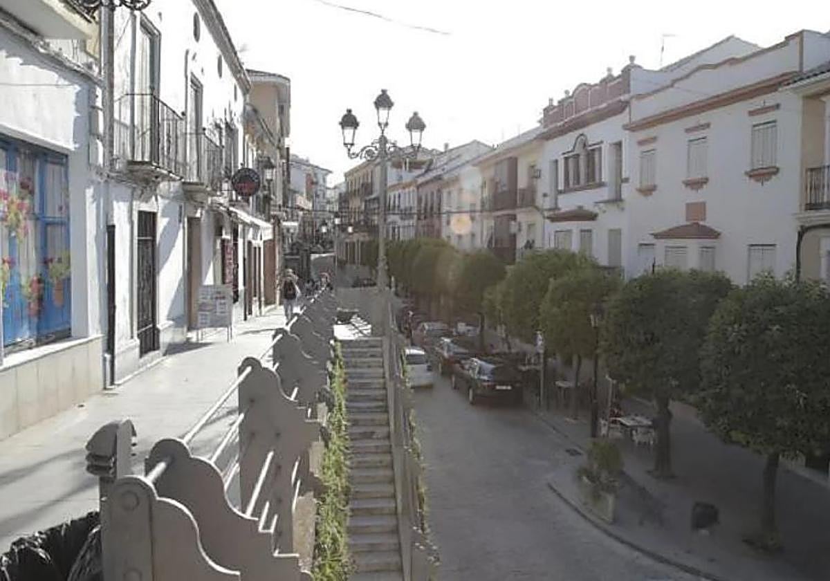 Calle Amador de los Ríos de Baena, en el casco histórico del municipio cordobés