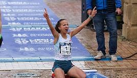 Houssame Benabbou y Fátima Ouhaddou reinan en la Media Maratón de Córdoba