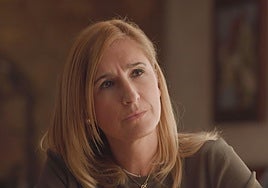 Salomé Pradas, en un momento de su entrevista en televisión