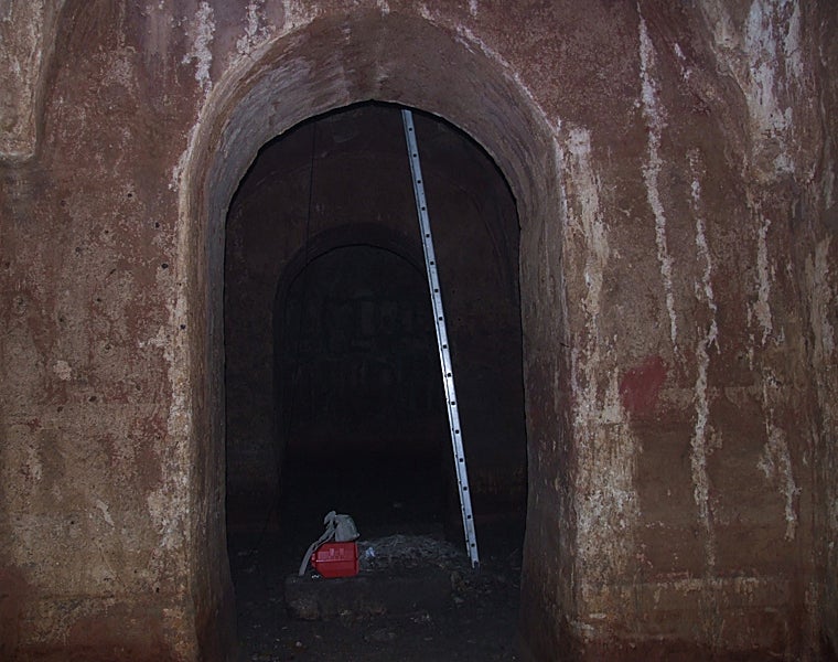 Interior of the cistern. built by Almanzor in the 10th century