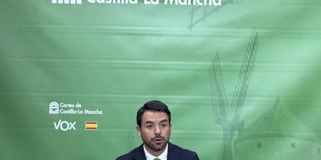Vox Castilla-La Mancha critica que PSOE cambie el Reglamento de las Cortes «de manera unilateral, sin avisar y sin dialogar»